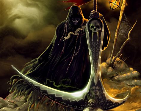 Who defeats Grim Reaper?