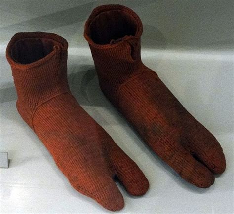 Who first wore socks?
