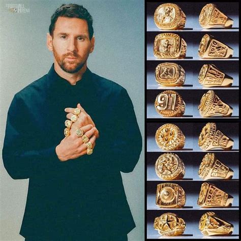 Who gave Messi 8 rings?