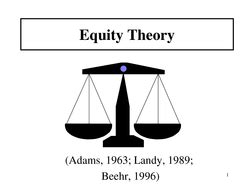 Who gives equity theory?