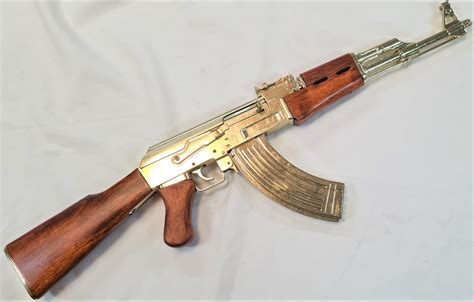 Who had a golden AK-47?