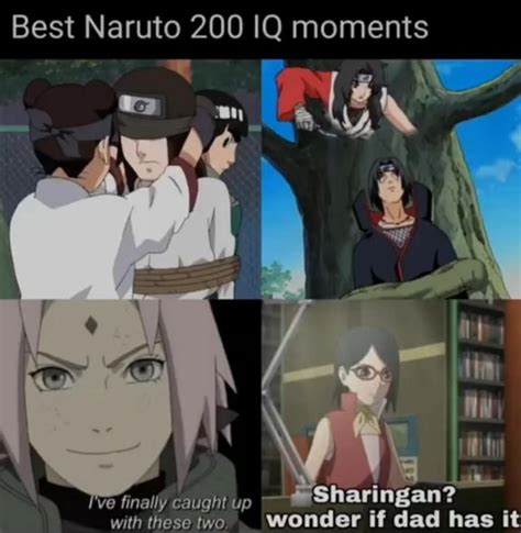 Who has 200 IQ in Naruto?