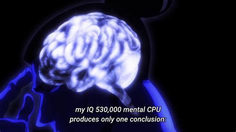 Who has 530,000 IQ in anime?
