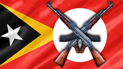 Who has an AK-47 on their flag?