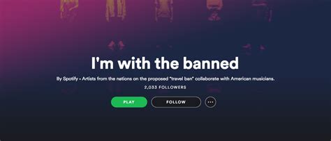 Who has banned Spotify?