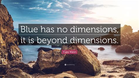 Who has no dimension?