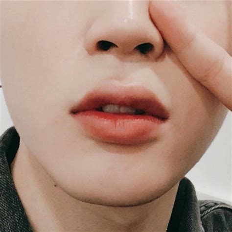 Who has plump lips in BTS?