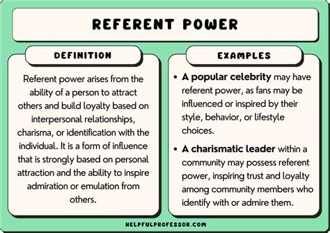 Who has referent power?
