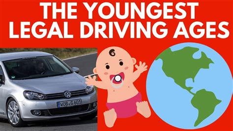 Who has the youngest driving age?