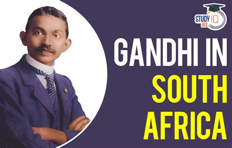 Who helped Gandhi in South Africa?