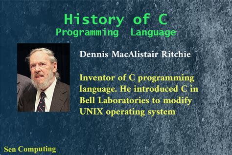 Who invented C programming?