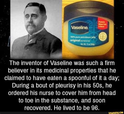 Who invented Vaseline?