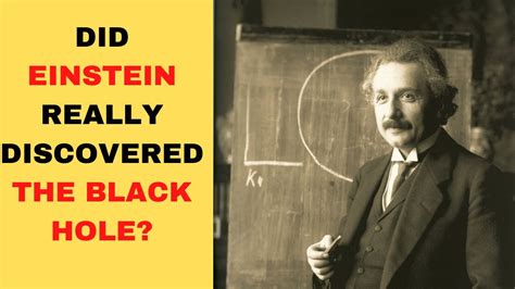 Who invented black hole?