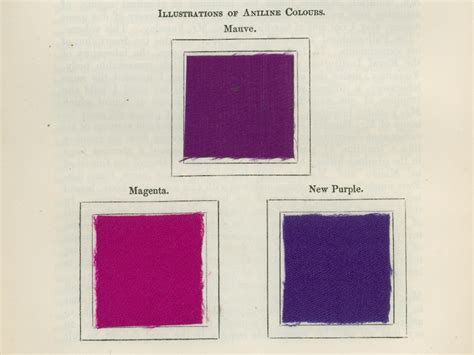 Who invented purple dye?