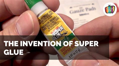 Who invented super glue in 1950?