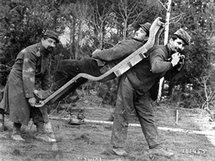 Who invented the stretcher?