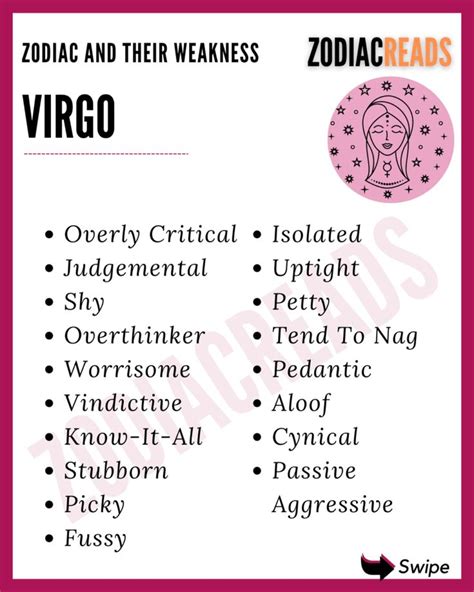 Who is Virgo weakness?