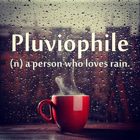 Who is a rain lover?