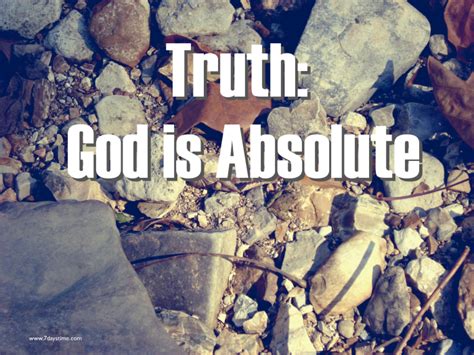 Who is absolute God?