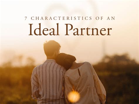 Who is an ideal partner?