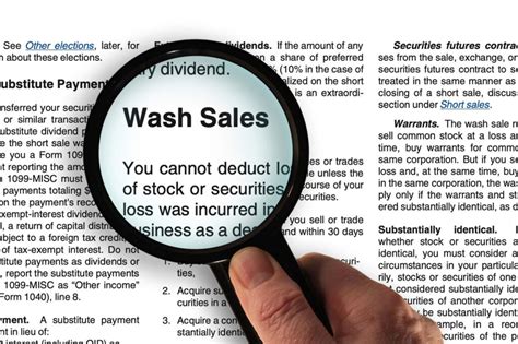 Who is exempt from wash sales?