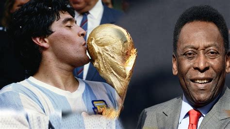 Who is faster Pele or Maradona?