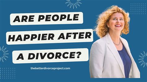 Who is happier after a divorce?