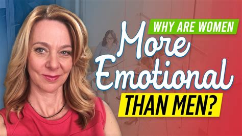 Who is more emotional male or female?