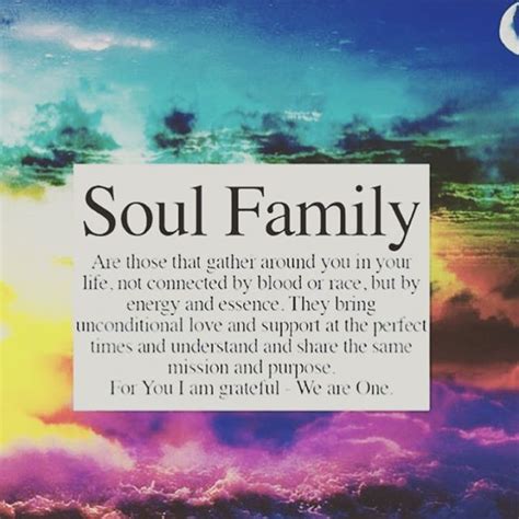 Who is my soul family?