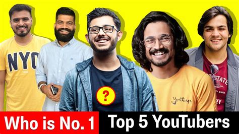 Who is no 1 YouTuber in india 2024?