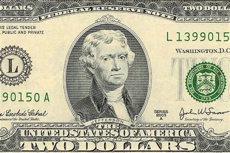 Who is on $2 bill?