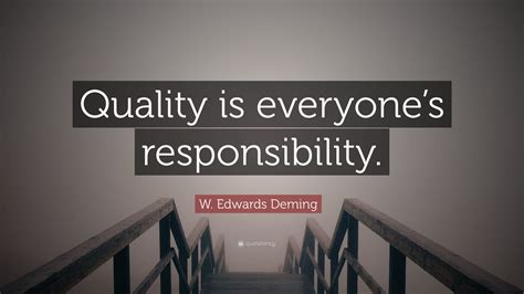 Who is responsible for quality of work?