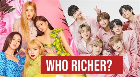 Who is richer BlackPink or BTS?