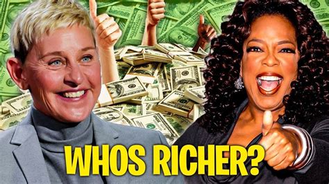 Who is richer Oprah or Ellen DeGeneres?