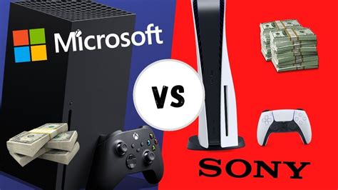 Who is richer Sony or Microsoft?