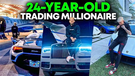 Who is the 24 year old millionaire trader?