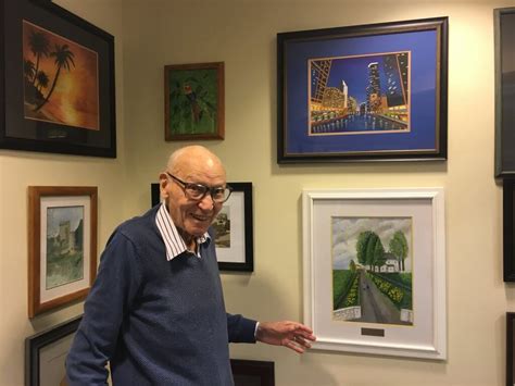 Who is the 92 year old artist in Glasgow?
