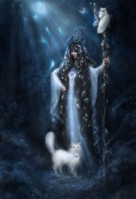 Who is the Russian goddess of forest?