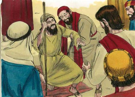 Who is the blind man in Luke 18?