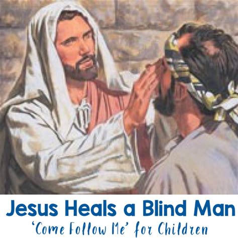 Who is the blind man in the Bible commentary?