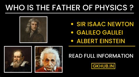 Who is the father of physics?