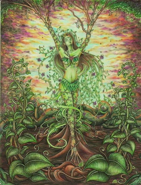 Who is the female tree goddess?