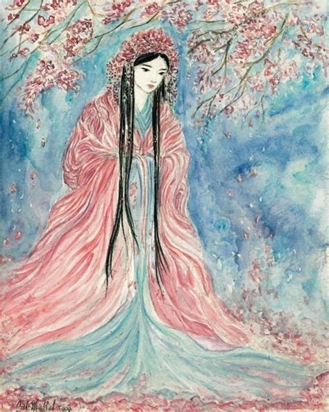 Who is the goddess of cherry blossoms?