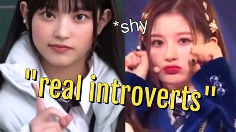 Who is the most introverted idol?