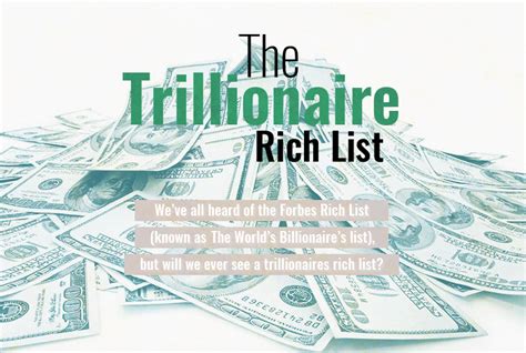 Who is the next trillionaire?