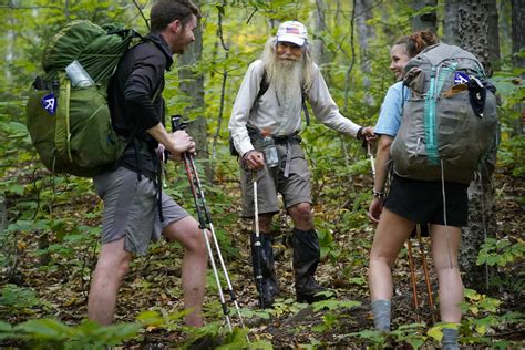 Who is the oldest person to hike at trail?