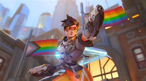 Who is the pansexual hero in Overwatch?