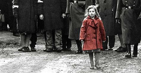 Who is the red dress girl in Schindler's List?