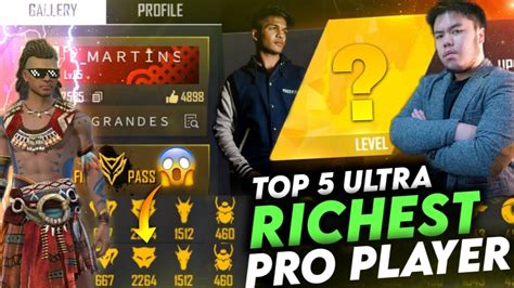 Who is the richest pro in Free Fire?