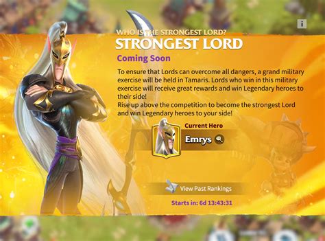 Who is the strongest lord?